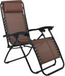 Woodwell Super Relax Șezlong-Fotoliu de Plajă Maro 165x65x112cm. Ε618, 1 (Ε618,1)