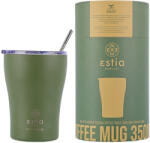 Estia Home Art Coffee Mug Save The Aegean Pahar Termos Oțel inoxidabil Fără BPA 350ml Forest Spirit cu Pai 01-13813 (01-13813)