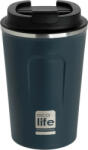 Ecolife Coffee Cup Reciclabil Pahar Termos Oțel inoxidabil Fără BPA 370ml Dark Blue 33-BO-4106 (33-BO-4106)