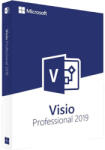 Microsoft Licență Microsoft Visio Professional 2019 (2 dispozitive) (Activare on-line) (VISIO-P-2019-2D)