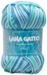 LANA GATTO Milo színátmenetes kötő/horgoló fonal, 100% mercerizált pamut, 50g, 9538, Azzuro Mix