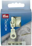 Prym cipzár kötött ruhanemükbe, 2 kocsis, 70cm, vajszín, 478870-089