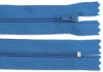 Fashion Műanyag fogú rögzített (nem bontható) spirálcipzár, 3mm, 35cm hosszú, 270350, kék