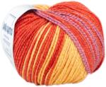 LANA GATTO Lana Gatto, Merinocot színátmentes, kötő fonal, merinó gyapjú és pamut, 30661, Rosso mix