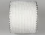 Zweigart Aida hímezhető kongré szalag, 75mm, fehér, ezüst szélekkel, 7008/171