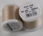 Madeira Cotona kézi és gépi, himző- és quilting cérna 200m, No. 30 - 735, bézs