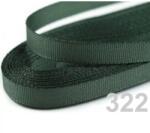 Fashion Egyszínű taft szalag, 9mm, 5m, 410007-322 sötétzöld