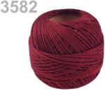 Nitarna Hímzőcérna Cotton Perle Nitarna, Uni - 290104, 3582, rumba piros
