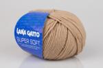 LANA GATTO Super Soft kötőfonal, extrafinom merinó gyapjú - 10046, világos barna