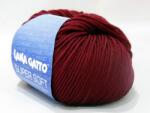 LANA GATTO Super Soft kötőfonal, extrafinom merinó gyapjú - 10105, bordó