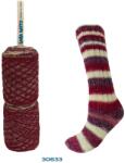 LANA GATTO Merino Socks önmintázó zoknifonal, 100g, 30633 bordeaux mix