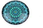 Fashion Üveg kaboson, 25mm, 300402, türkízkék mandala