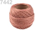 Nitarna Hímzőcérna Cotton Perle Nitarna, uni - 290104, 7442, misty rose