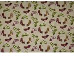 Sevenberry Holland patchwork pamutvászon, 140cm/0, 5m - tűsarkak bézs alapon