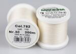 Madeira Cotona kézi és gépi, himző- és quilting cérna 200m, No. 30 - 752, törtfehér