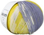 LANA GATTO Luxury, VIP színátmenetes kötő fonal, merinó és kasmir, 30648, Giallo mix