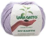 LANA GATTO My Earth kötő/horgoló fonal, újrahasznosított Pima pamut, 50g, 9635, Lilla