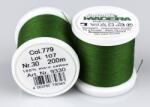 Madeira Cotona kézi és gépi, himző- és quilting cérna 200m, No. 30 - 779, fenyőzöld