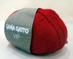 LANA GATTO Luxury, VIP kötő fonal, merinó és kasmir - 12246, piros