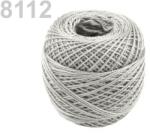 Nitarna Hímzőcérna Cotton Perle Nitarna, Uni - 290104, 8112, flint szürke