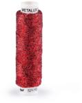 Metalux lurex hímzőcérna, kézi hímzéshez, 100m, 240299, piros