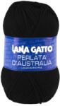 LANA GATTO Lana Gatto, Perlata D'Australia kötő fonal, 100% gyapjú, 3617, fekete