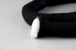 Bellezza Jumbo, extrém vastag, csőfonal töltelékkel Bellezza Marshmallow, 5m - fekete