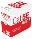 Q-LANTEC Cablu retea CAT5E UTP 100% cupru, pachet 305 m (KIU5PVC305Q)