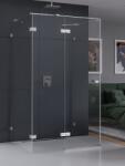 NEW TRENDY Eventa cabină de duș 80x80 cm pătrat crom luciu/sticlă transparentă EXK-4571 (EXK4571)