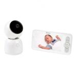 BÉABA Video Monitor Digital cu lumina de veghe + Wi-Fi Beaba ZEN Night Light White, 720p HD, 3 cantece de leagan, Inregistreaza videoclipuri si fotografiaza (B930371) Aparat supraveghere bebelus