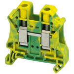 Schneider Electric Schneider csavaros egyszintes földelőkapocs 1x1 csatlakozás 10, 2 mm 10 mm2 zöld-sárga 76A-es (NSYTRV102PE) (NSYTRV102PE)