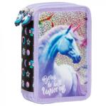 DERFORM Unikornis felszerelt 3 emelets tolltartó - Born to be a Unicorn (PWTJR15)