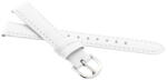 JVD curea din piele, 14mm, alb, pentru copii