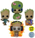 Funko POP! 4 Pack Marvel: I Am Groot - Groot Special Edition (Glows in The Dark) (4Pack)