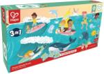 Hape Puzzle educațional 3 în 1 Hape International - Prieteni ai oceanului (H1645) Puzzle