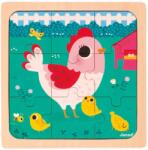 Janod Puzzle din lemn Janod - Hen House (J07110) Puzzle