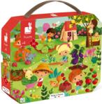 Janod Puzzle in valiza pentru copii Janod - Gradina, 36 piese (J02648) Puzzle