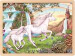 Goki Puzzle din lemn pentru copii Goki - Unicorn, 48 de piese (57366) Puzzle