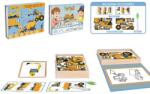 Raya Toys Puzzle magnetic cu marker Raya Toys - Mașini de construcție (502123027) Puzzle