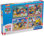 Clementoni Puzzle Clementoni 4 în 1 - Patrula cățelușilor (21513) Puzzle