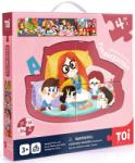 Toi World Puzzle pentru copii Toi World 4 in 1 - Gradinita (TWTP398) Puzzle