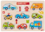 Goki Puzzle cu mâner Goki - Benzinărie (57341) Puzzle