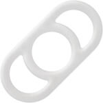 CalExotics Alpha Liquid Silicone Commander Ring White Inel pentru penis