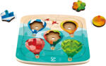 Hape Puzzle-joc din lemn 2 in 1 Hape - Baloane (H1623) Puzzle
