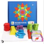 Kruzzel Puzzle din lemn Kruzzel - Forme geometrice (KRU17253) Puzzle