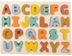 Legler Puzzle educațional din lemn Small Foot - Safari cu alfabetul englezesc (11703) Puzzle