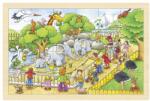 Goki Puzzle din lemn Goki - Gradina zoologica (57808) Puzzle