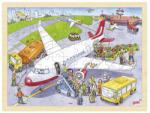 Goki Puzzle din lemn Goki - La aeroport (57544) Puzzle