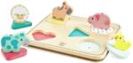 Hape Puzzle din lemn - Animale (H8536) Puzzle