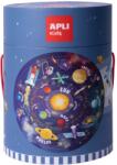 APLI Puzzle rotund Apli din 48 de piese - Sistemul solar (18200) Puzzle